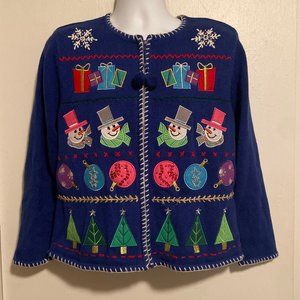 Snowman Ugly Christmas Sweater - image 1